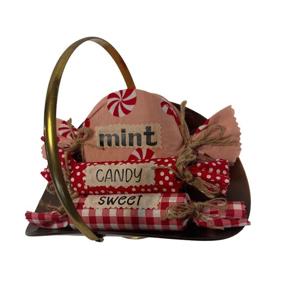 Handmade Christmas Bowl Filler Candy Decor Set Of 3 By Basket Case Designs LLC - Picture 4 of 6